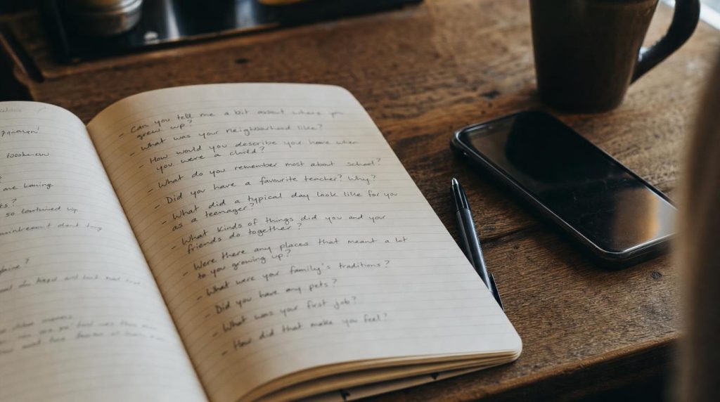 Record a life-story conversation